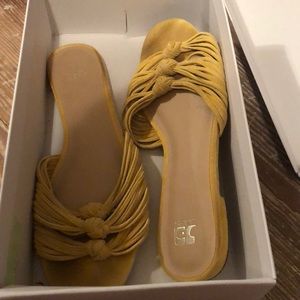 Mustard sandals